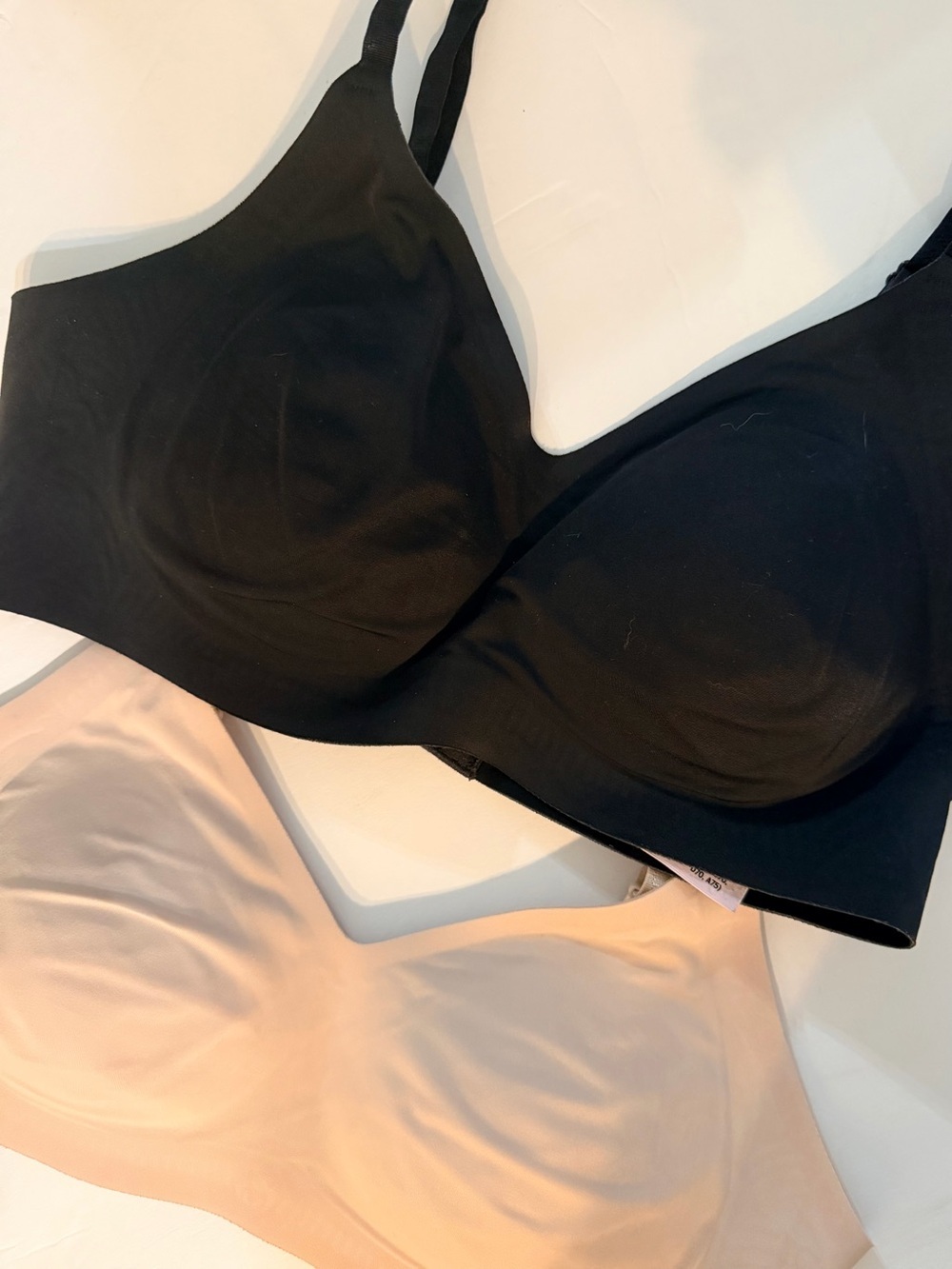 Victoria's Secret Padded Bralette Bundle Lot Small Black Nude Wireless